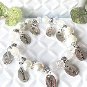 Bracelet Fruit of the Spirit White