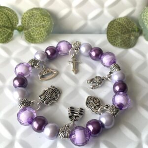 Bracelet Kids Amor of God Purple