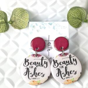 Dangly R Beauty For Ashes Maroon