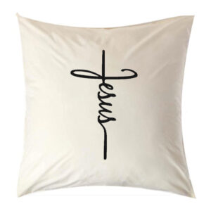 Scatter Jesus Cross Off White