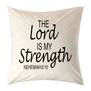 Scatter The Lord is my Strenght Off White