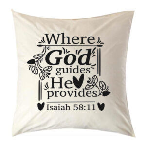 Scatter Where God Guides He Provides Off White