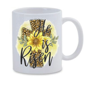 He is Risen White Mug