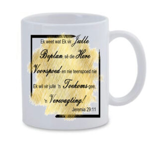Jeremiah 29 11 G White Mug