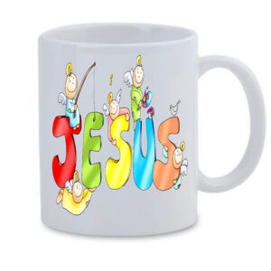 Jesus kids White Mug