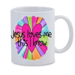 Jesus loves me Kids White Mug
