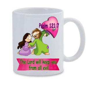 Keep you from evil Kids White Mug