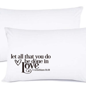 Let all be done in love Sides Standard