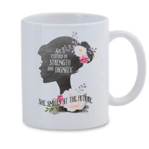 She is clothed Girl White Mug