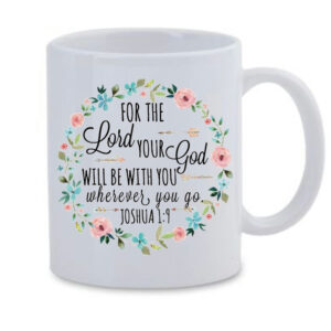 The Lord will be with you White Mug