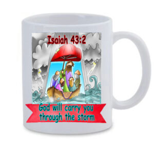 Through the strorm Kids White Mug