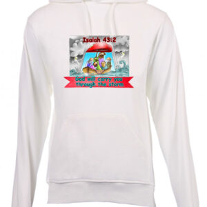 God will carry you through Kiddies Hoodie