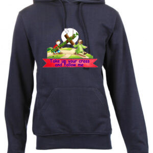 Matt 16:24 Take up your cross Kiddies Hoodie