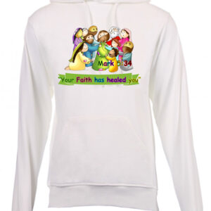Mark 5:34 Your Faith has healed you Kiddies Hoodie