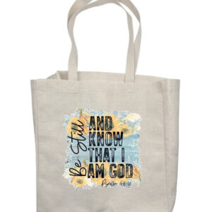 Be Still Sunflower Shop Bag