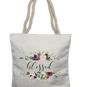Blessed Rope Tote Bag