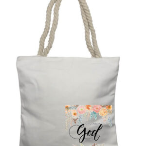 Child of God C Rope Tote Bag
