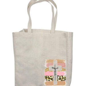 Jesus Cross Leopard Corner Shop Bag
