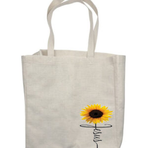 Jesus Cross Sunflower Corner Shop Bag