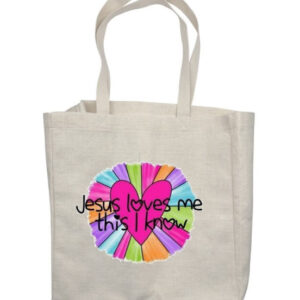 Jesus loves me Shop Bag