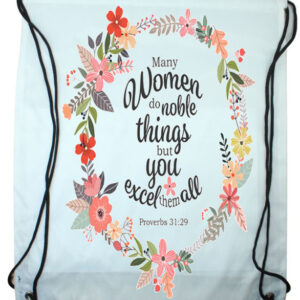 Women excel them all Draw String Bag