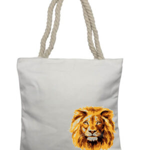 Yeshua Lion Corner Rope Tote Bag