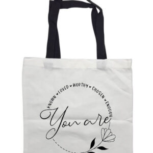 You are Black Handle Tote Bag