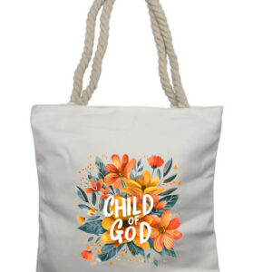 Child of God Rope Tote Bag