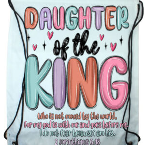 Daughter of a King Crayon Draw String Bag