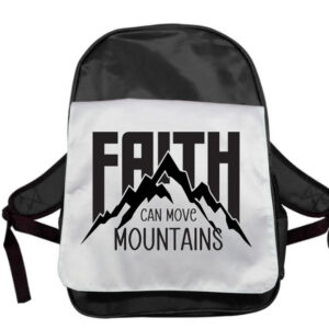 Faith can move mountains Adult Backpack