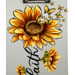 Faith Sunflower 1 Clip Board