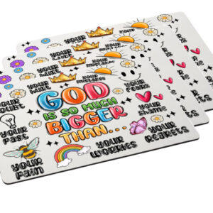 God is Bigger Placemat 4 set