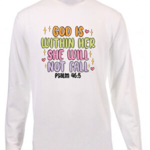 God is within her Crayon Long T-Shirt