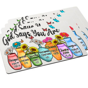God says you are Placemat 4 set