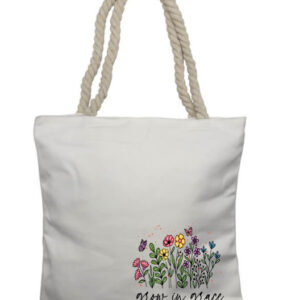 Grow in Grace Corner Rope Tote Bag