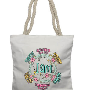 I am Rope Tote Bag