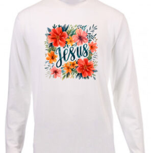 Jesus Flower 2 Long T-Shirt