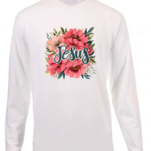 Jesus Flower 3 Long T-Shirt