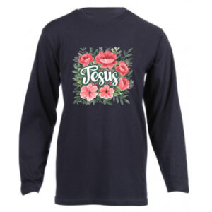 Jesus Flower 4 Long T-Shirt