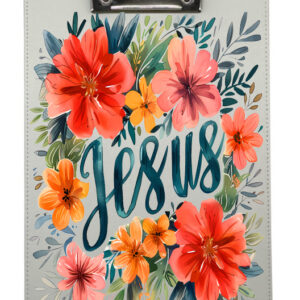 Jesus Flowers 2 Clip Board