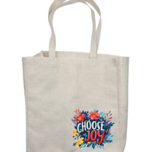 Choose Joy Flowers 2 Corner Shop Bag