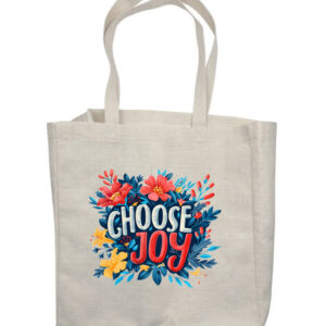 Choose Joy Flowers 2 Shop Bag