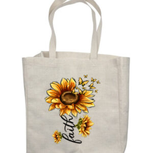 Faith Sunflower 1 Shop Bag
