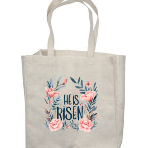 He is Risen Flowers 1 Shop Bag