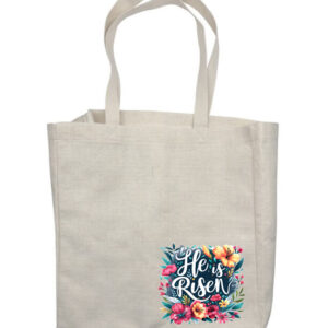 He is Risen Flowers 2 Corner Shop Bag