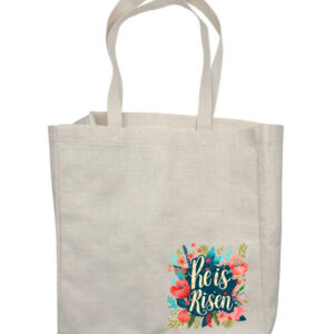 He is Risen Flowers Corner Shop Bag