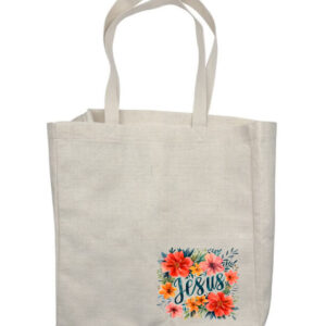 Jesus Flowers 2 Corner Shop Bag