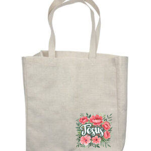 Jesus Flowers 4 Corner Shop Bag