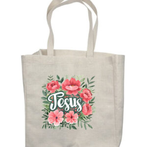 Jesus Flowers 4 Shop Bag