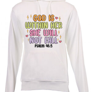God is within her Crayon Kiddies Hoodie